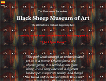 Tablet Screenshot of blacksheepmuseum.org